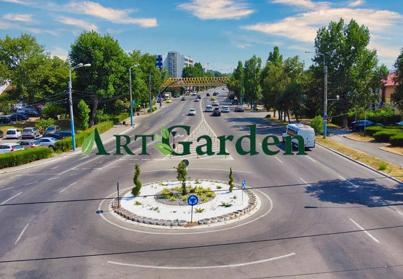 Spații verzi industriale Ronduri Bd Mamaia