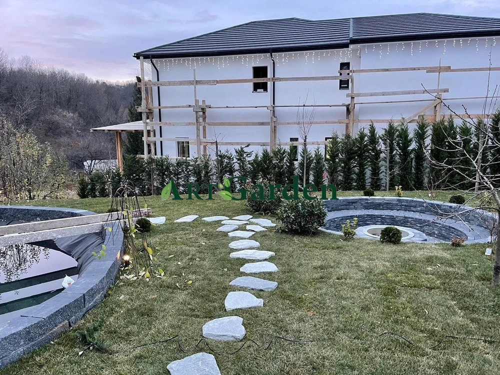 Grădină amenajată în Prahova