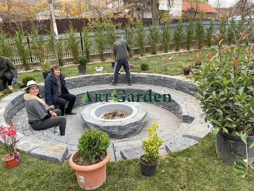 Grădină amenajată în Prahova